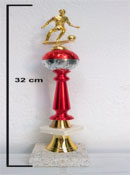 Trofeo Esfera con Columna